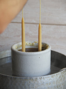 Beeswax Dinner Candle